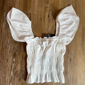 XXS white top